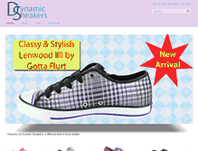 Tablet Screenshot of dynamicsneakers.com